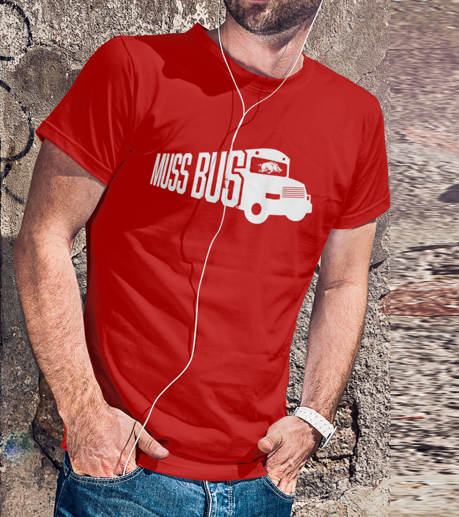 Muss Bus Eric Musselman Arkansas Razorbacks T-Shirt