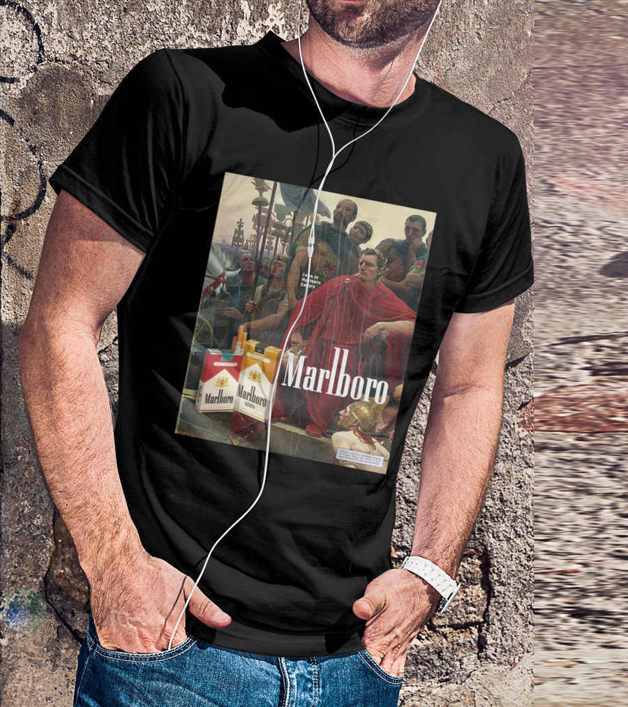 MarlboroManCo Come To Marlboro Empire Roman Soldiers Marlboro Packs T-Shirt