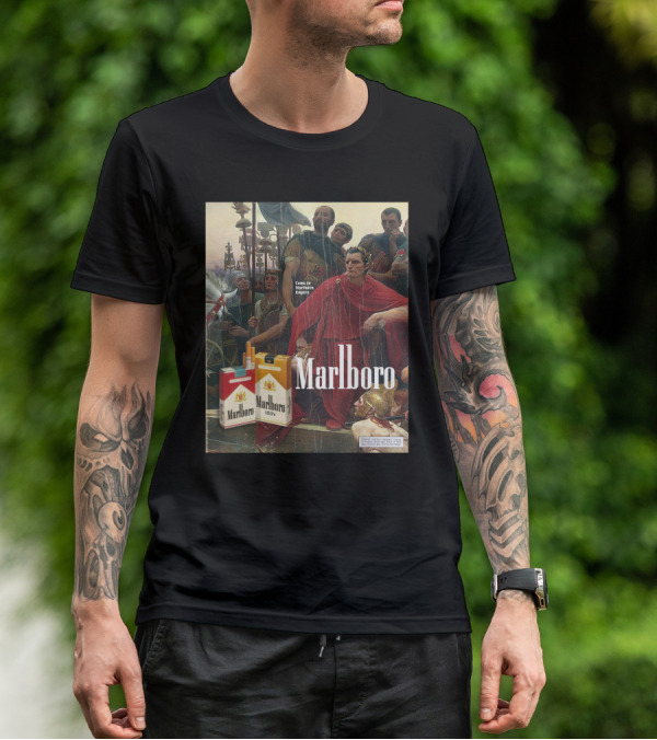 MarlboroManCo Come To Marlboro Empire Roman Soldiers Marlboro Packs T-Shirt