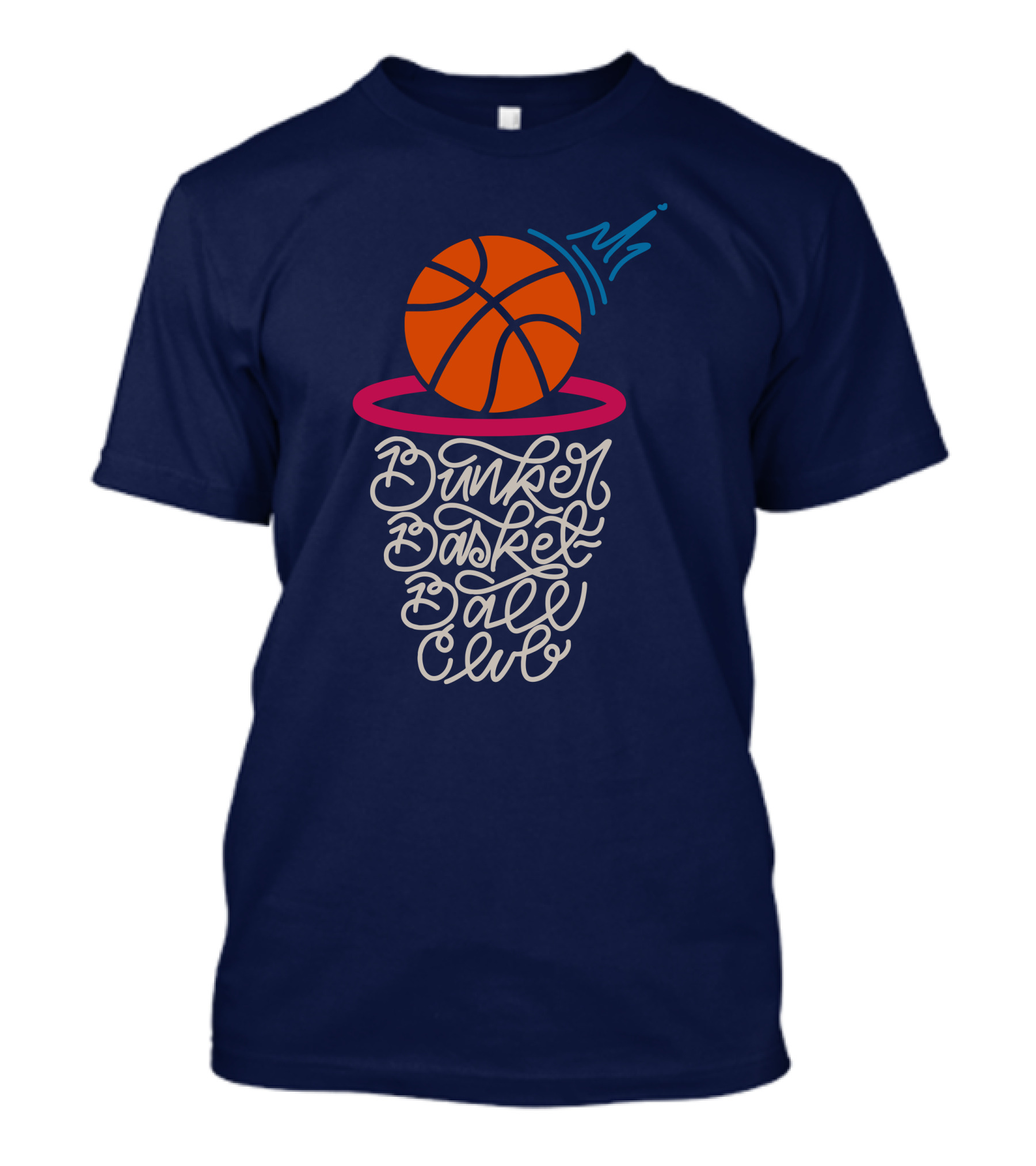 Bunker Branding Basketball Club Ball Net Script T-Shirt