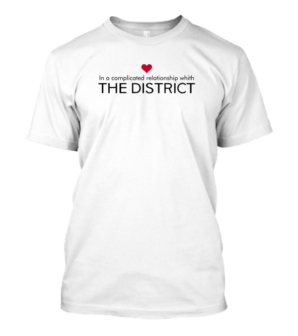 Eddiebcomedy Merchandise Complicated Relationship Heart The District T-Shirt
