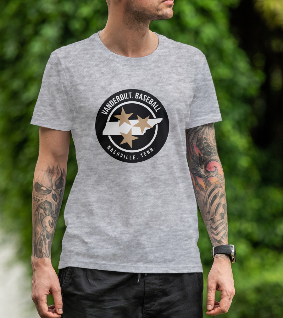 Vanderbilt Baseball Nashville Tenn Vucommodores Merch T-Shirt