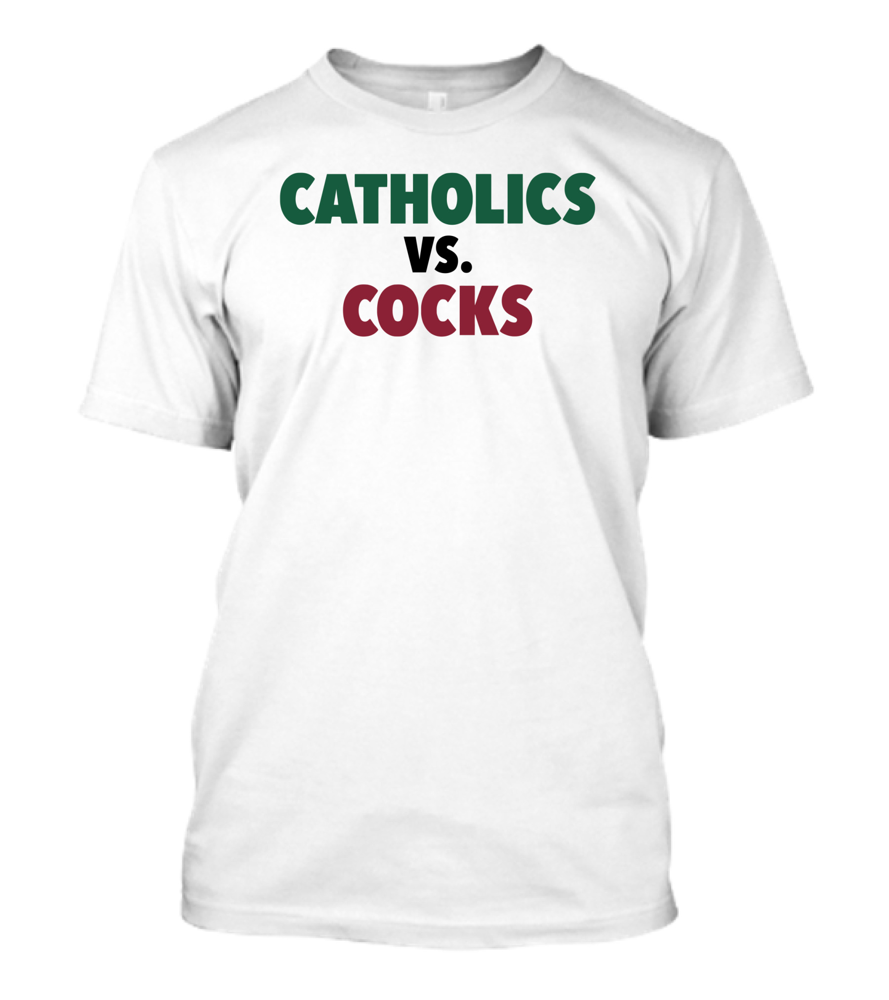 U Catholics Vs Cocks Rivalry T-Shirt