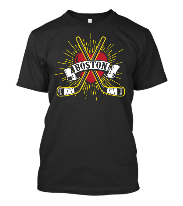 Boston Heart Ice Hockey NF17 Passion Connection T-Shirt