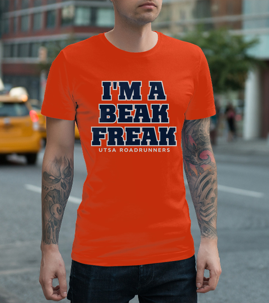 Utsa Roadrunners Football I'm A Beak Freak T-Shirt