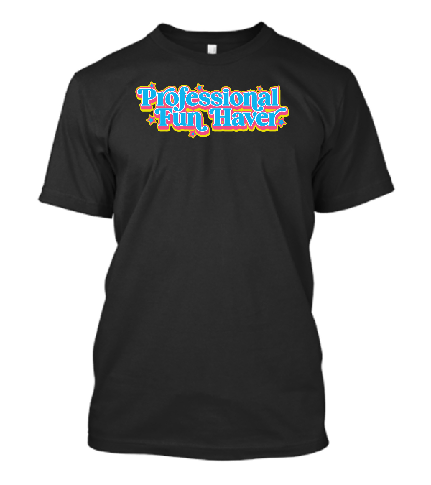 Dizzydyl Professional Fun Haver Colorful Star T-Shirt