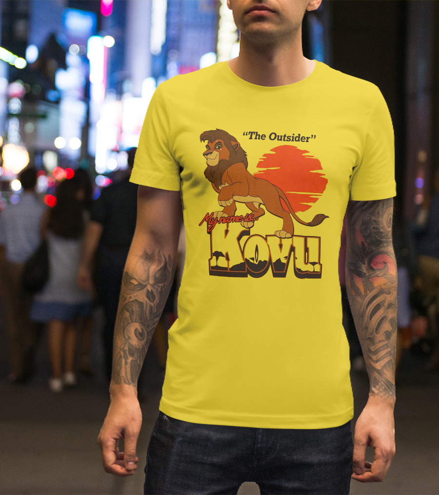 The Outsider My Name Is Kovu Lion King Character T-Shirt
