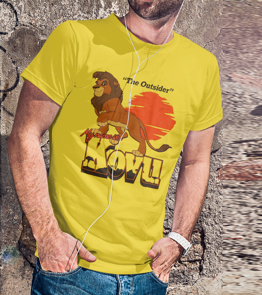 The Outsider My Name Is Kovu Lion King Character T-Shirt
