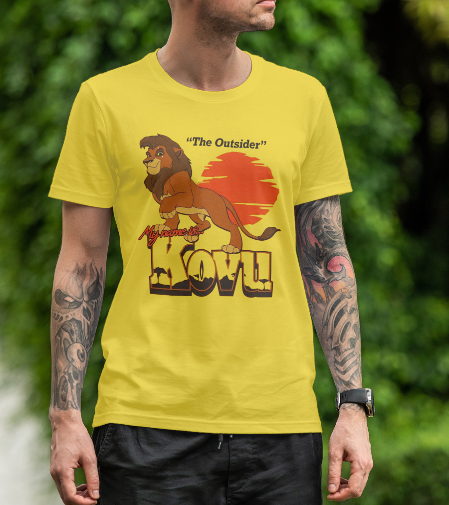 The Outsider My Name Is Kovu Lion King Character T-Shirt