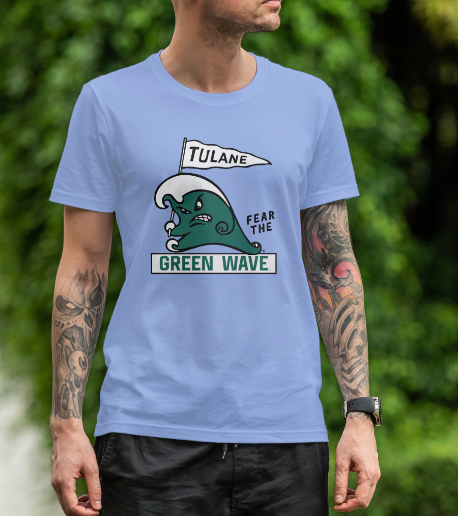 Tulane Fear The Green Wave T-Shirt