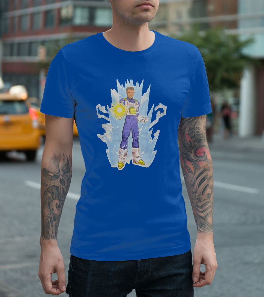 Josh Robbins Daniel Gafford Vegeta Super Saiyan Dragon Ball Z Power-Up T-Shirt