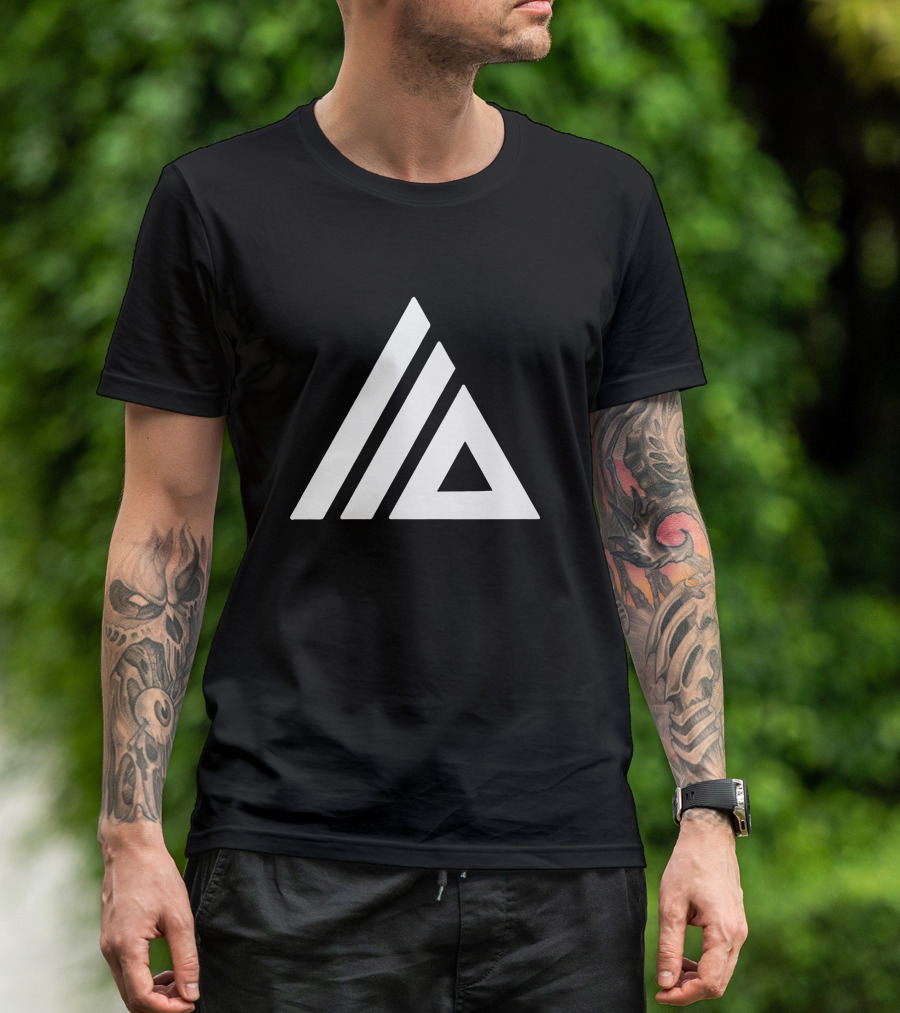 ATLiens Logo Triangular Stripes T-Shirt