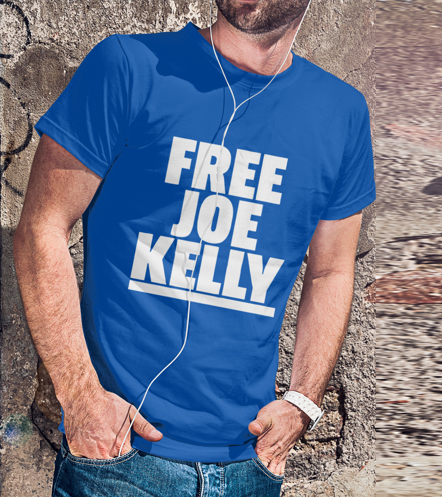 Free Joe Kelly Blue T-Shirt