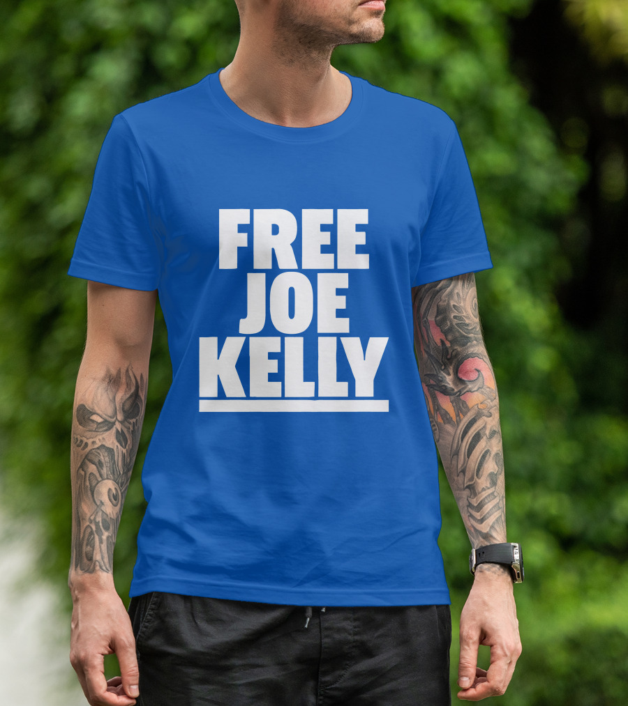 Free Joe Kelly Blue T-Shirt