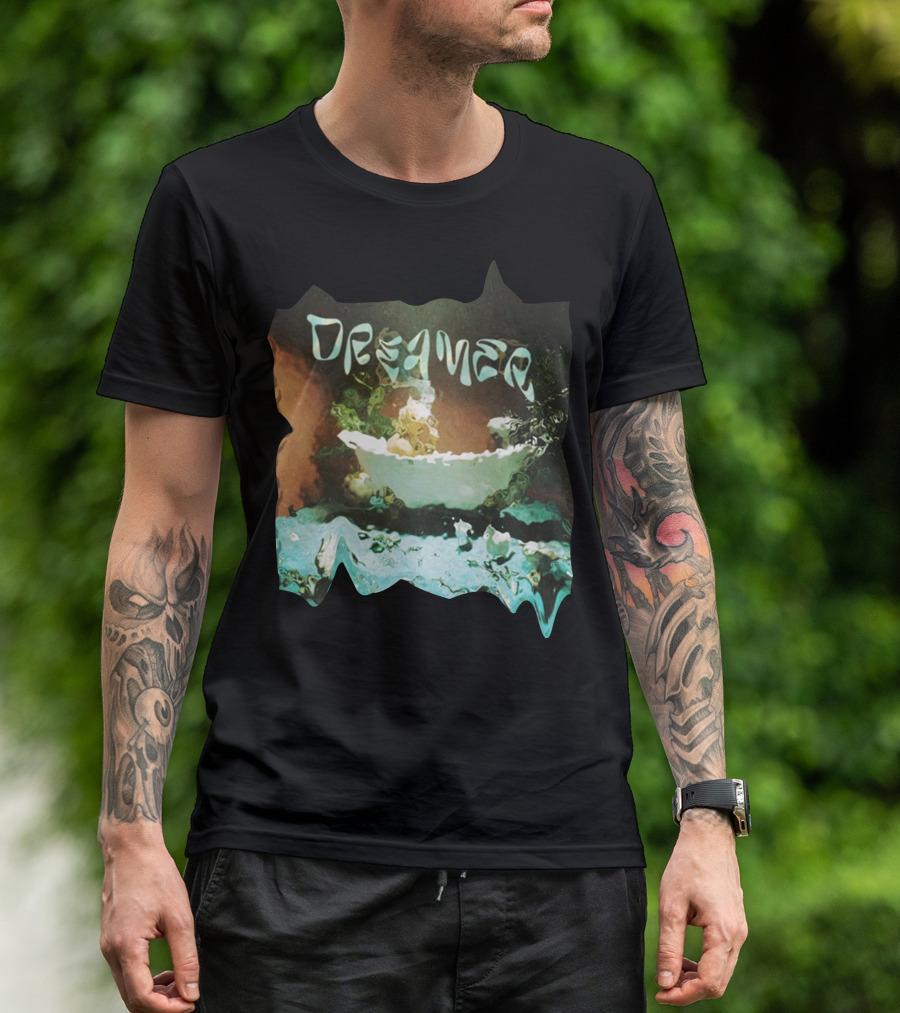 Dreamer Calm Abstract Wave Reflection T-Shirt