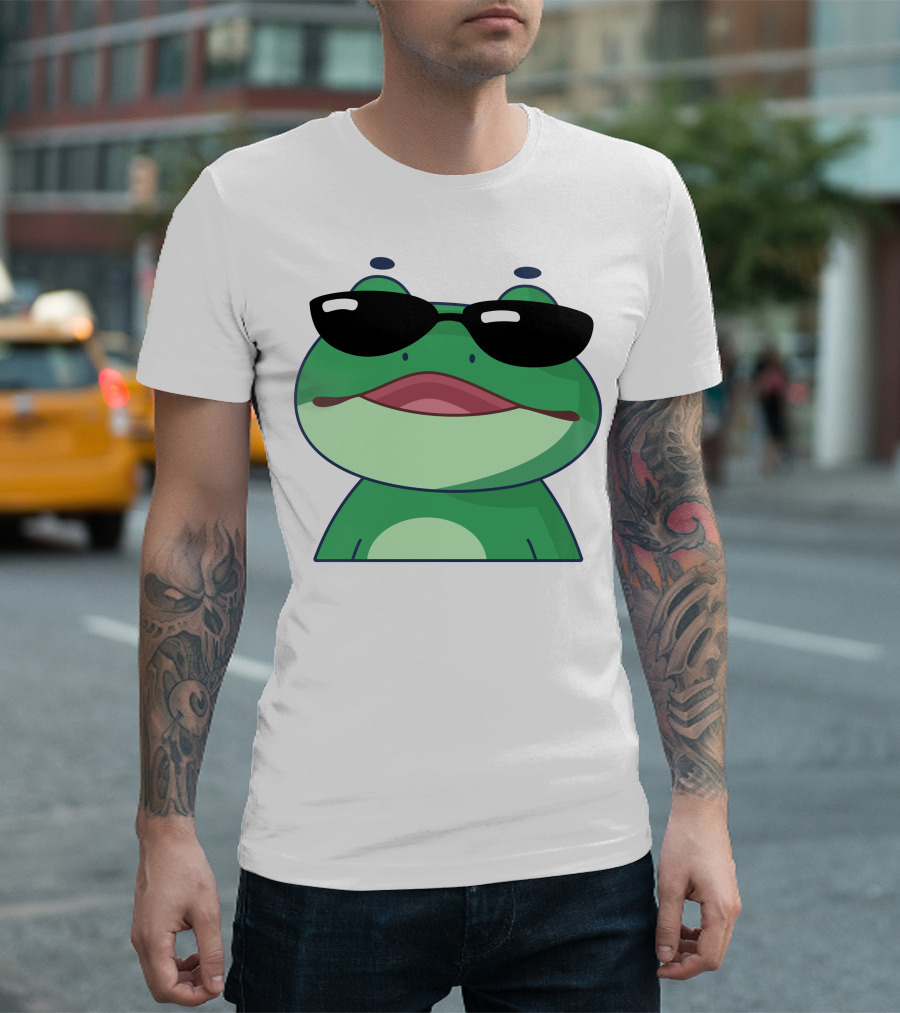 boomerna frog with sunglasses T-Shirt