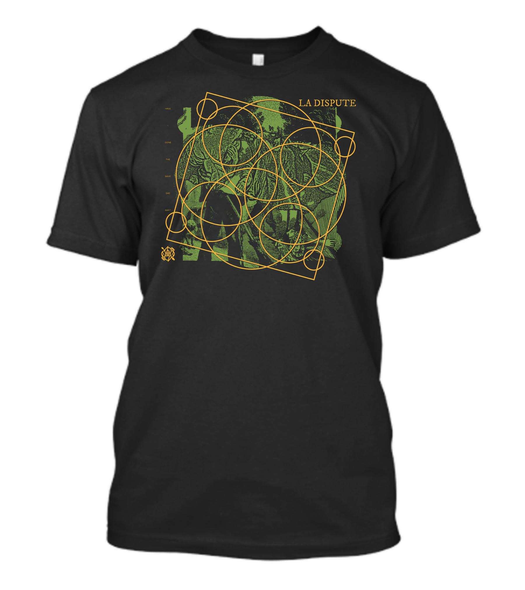 La Dispute Tiger Circles Green Abstract T-Shirt