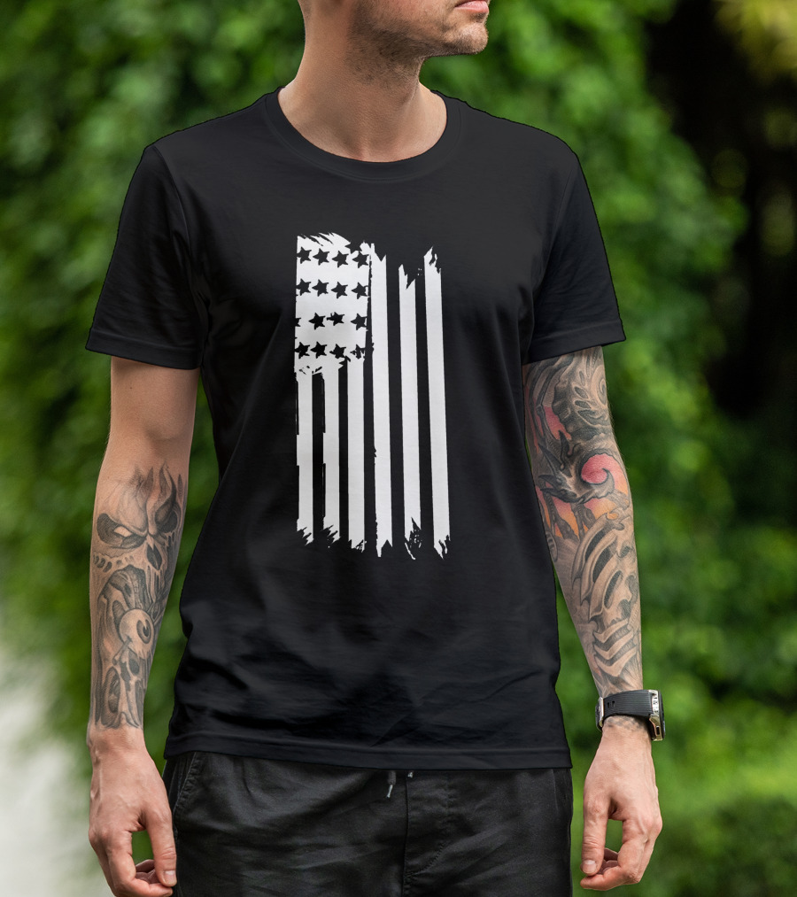 Parody Distressed American Flag Patty Mayo Merch T-Shirt