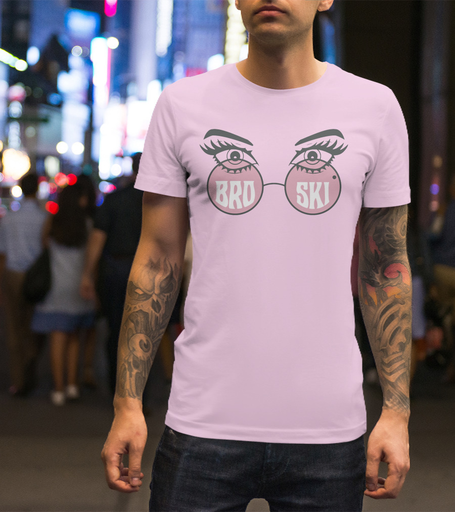 Brittany Broski Bro Ski Eyeglasses T-Shirt