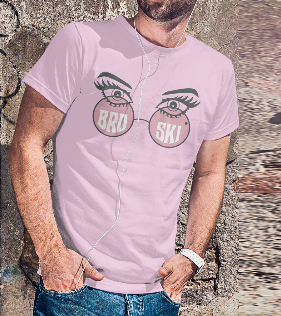 Brittany Broski Bro Ski Eyeglasses T-Shirt