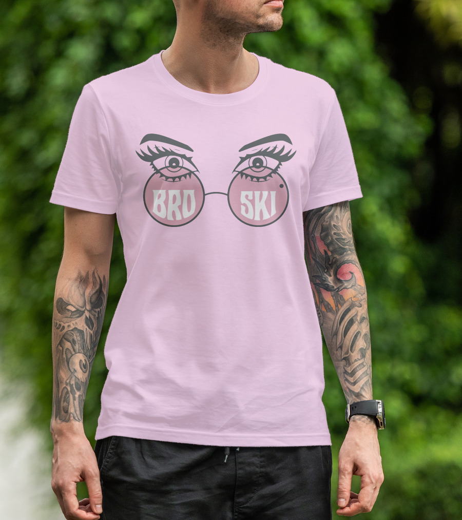 Brittany Broski Bro Ski Eyeglasses T-Shirt