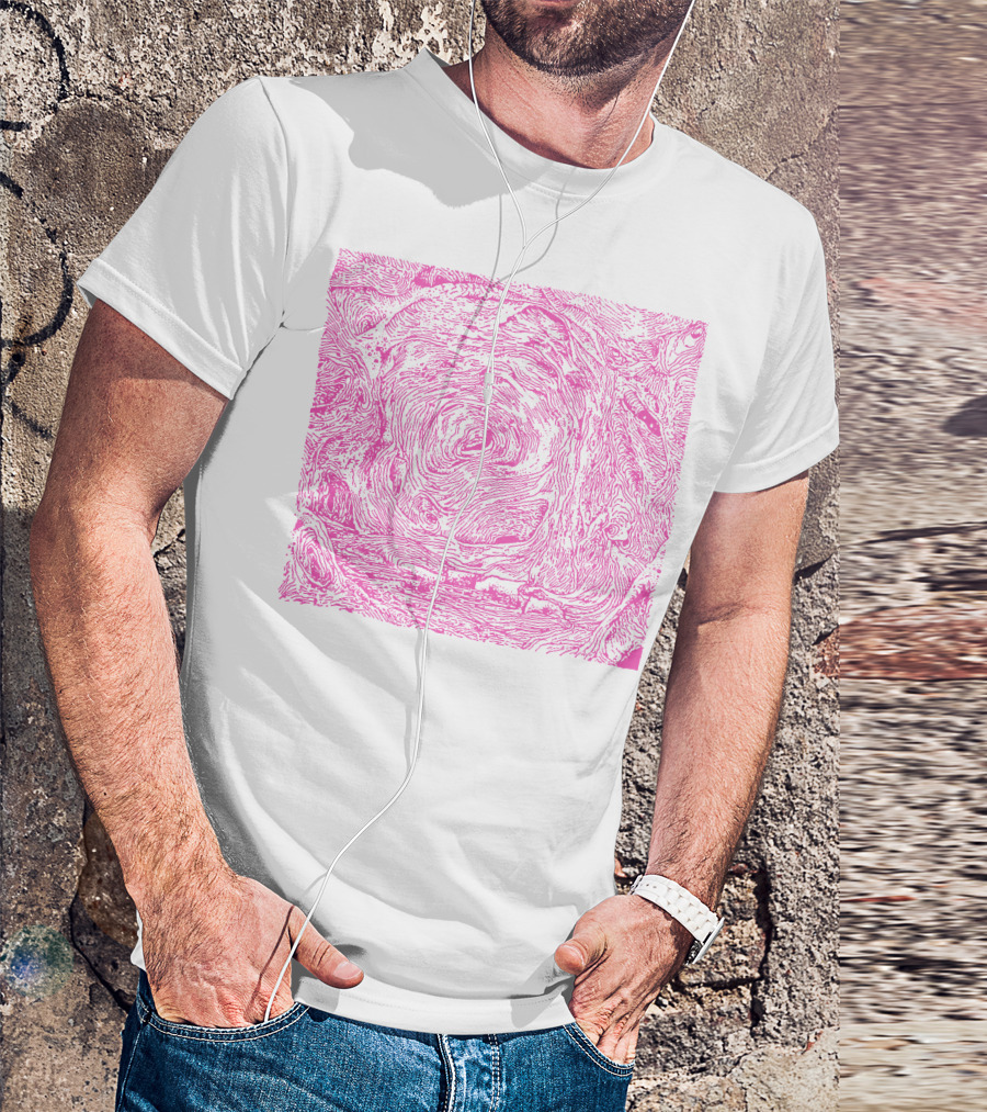 Fewjar Merch Pink Swirl T-Shirt