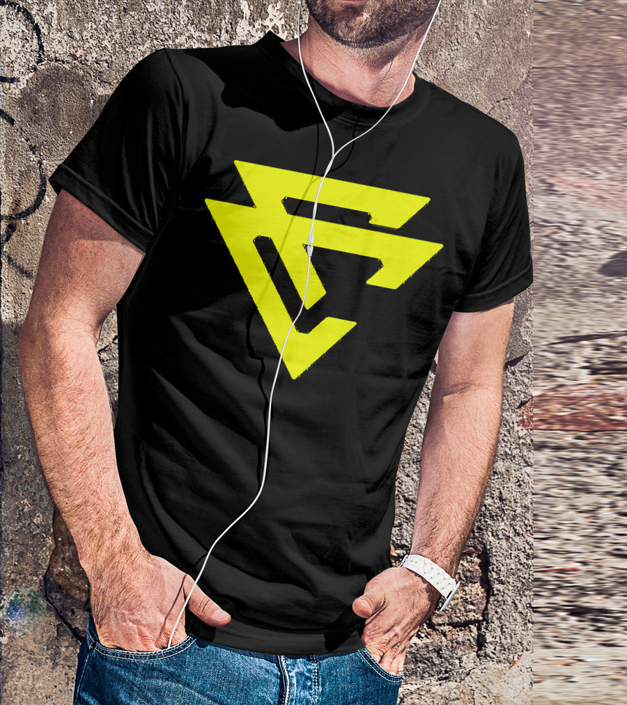 Capron Funk CF Logo Yellow And Black Merch T-Shirt