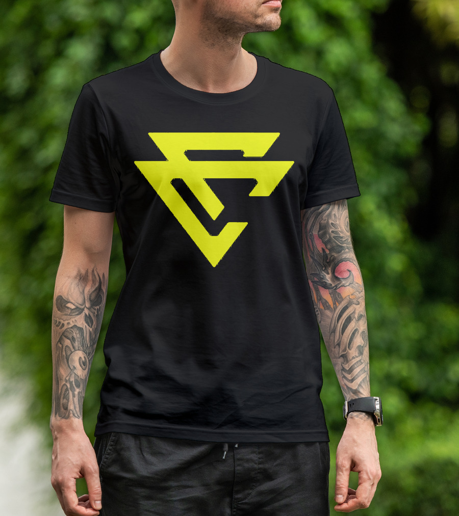 Capron Funk CF Logo Yellow And Black Merch T-Shirt