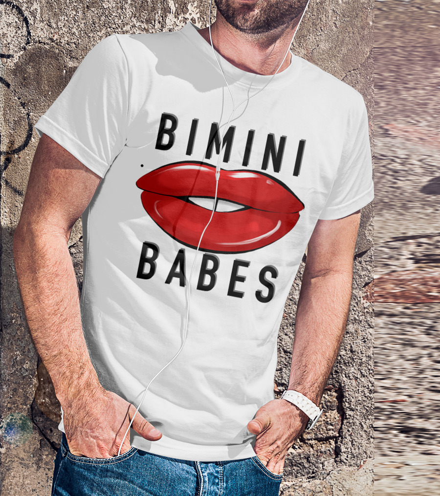 Bimini Babes Red Lips Bimini Bon Boulash Merch T-Shirt