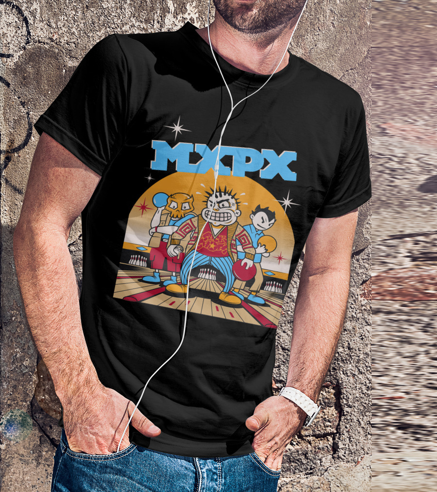 MXPX Bowling Alley Band Trio T-Shirt