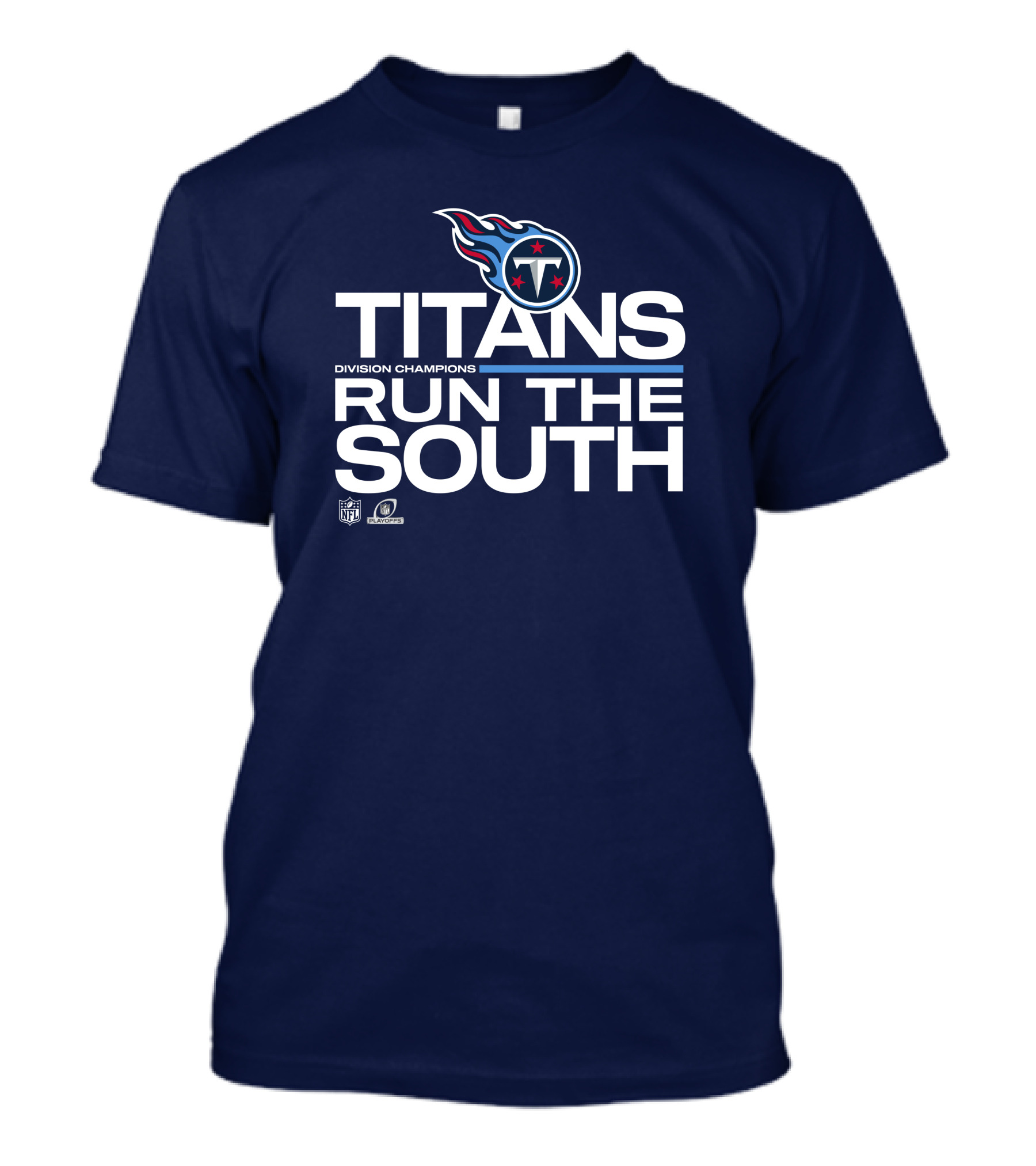 Tennessee Titans Division Champions Run The South NFL Playoffs T-Shirt