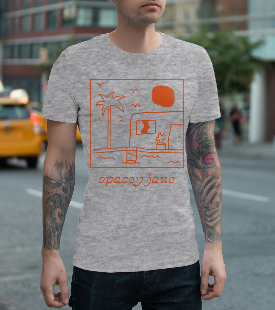 Spacey Jane Palm Tree and House T-Shirt