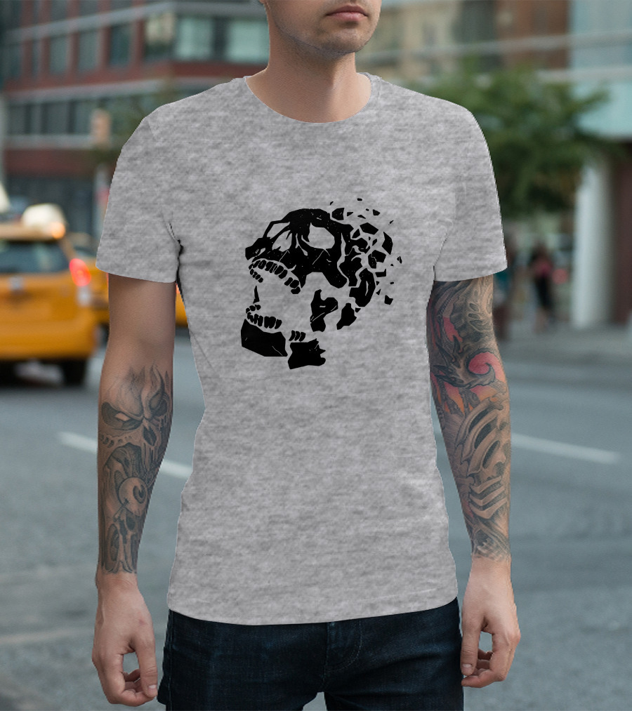 Dead by Daylight Skull Shattered Effect T-Shirt