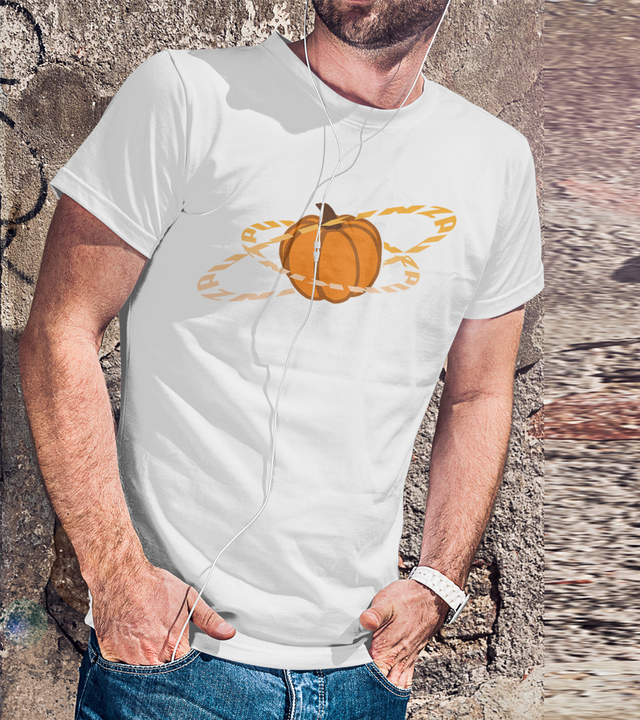 Punz Shop Pumpkin Planet Orbit T-Shirt