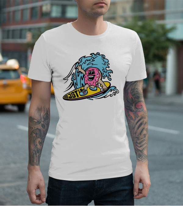 JSTU Surfing Donut Wave Adventure T-Shirt