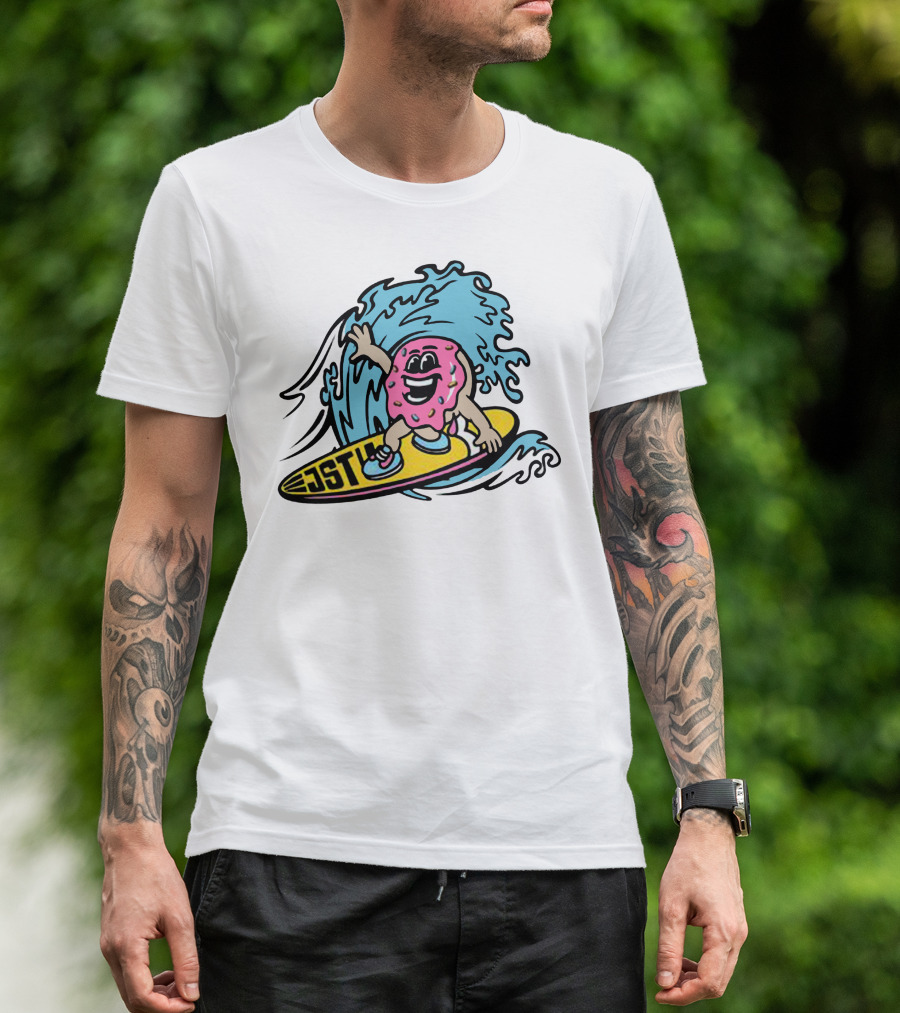 JSTU Surfing Donut Wave Adventure T-Shirt