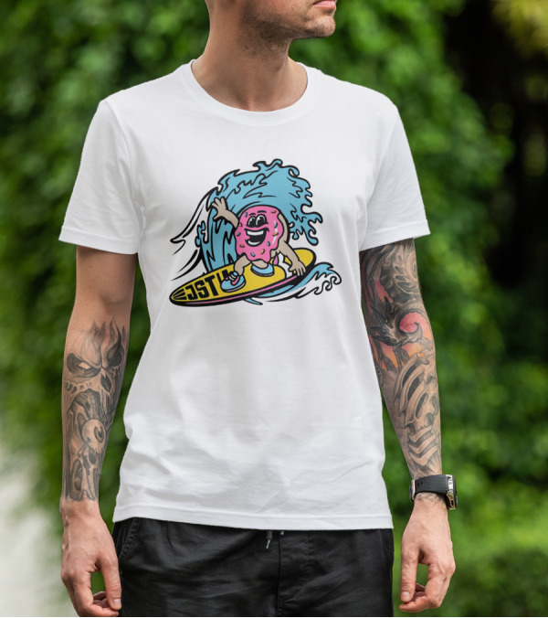 JSTU Surfing Donut Wave Adventure T-Shirt