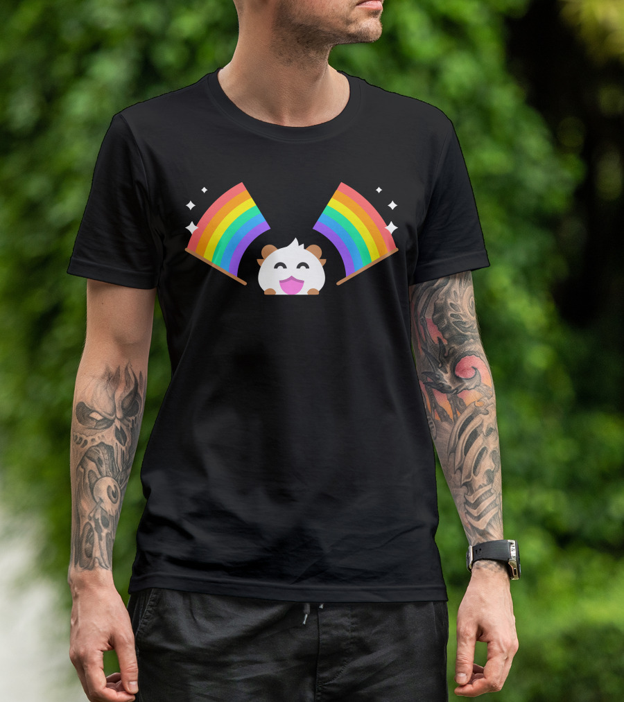 Riot Games Merch Poro Rainbow T-Shirt
