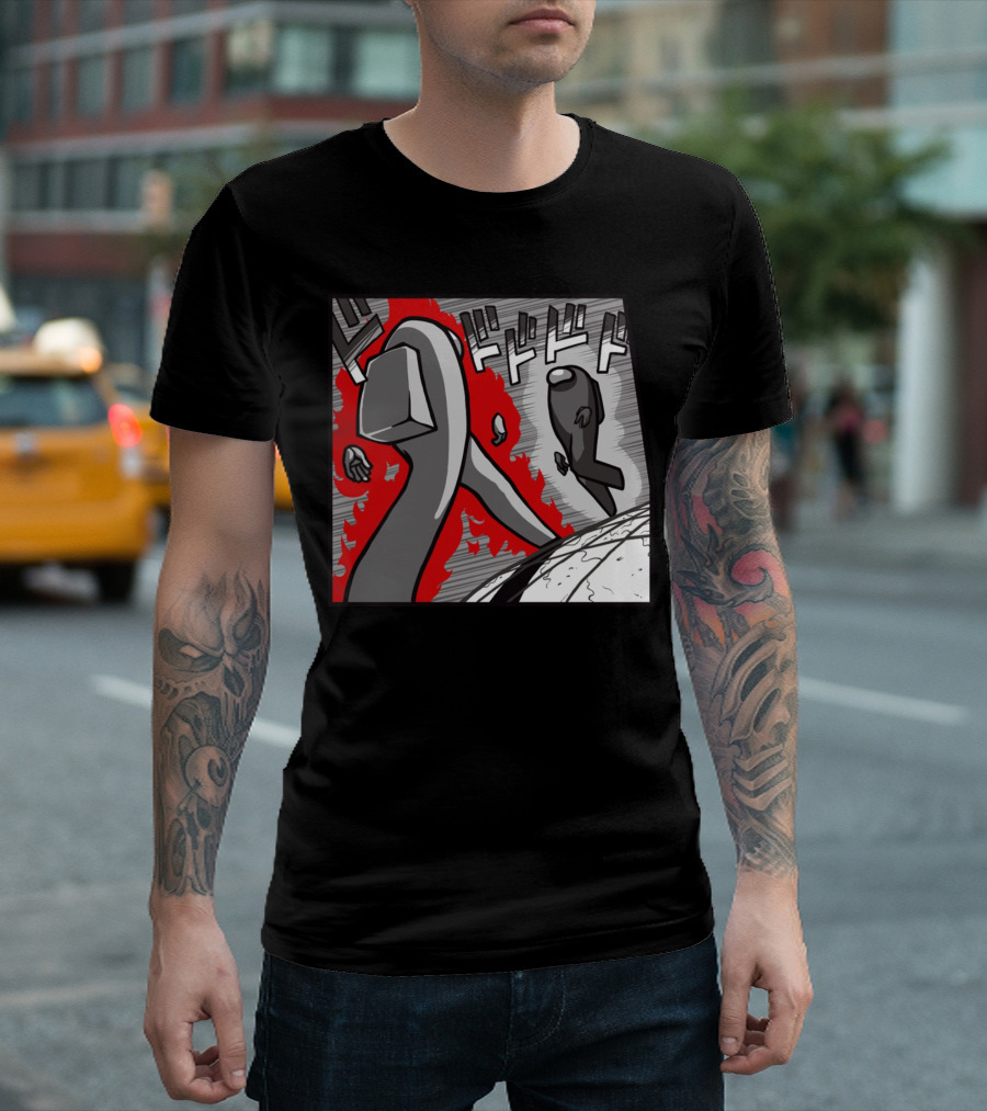 Shop Among Us JoJo Parody Manga T-Shirt