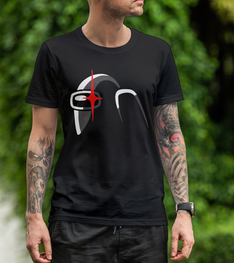 Among Us Crewmate With Red Star Eye T-Shirt