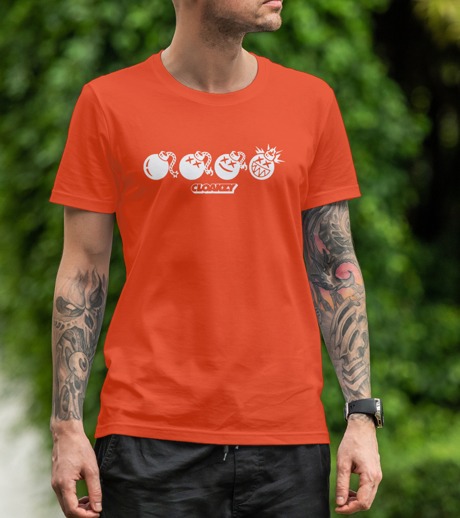 Cloakzy Bomb Icons Explosive Faces T-Shirt