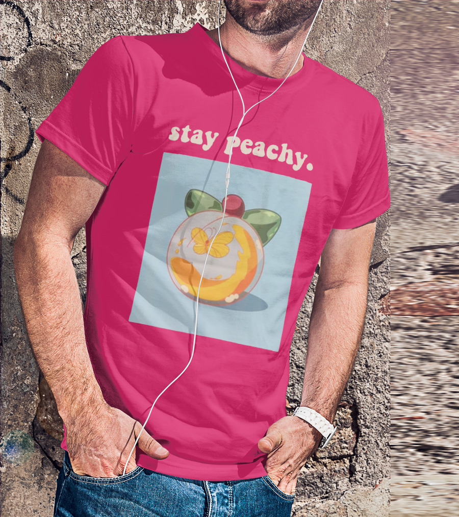 Stay Peachy Butterfly Peachy Squad Merch T-Shirt