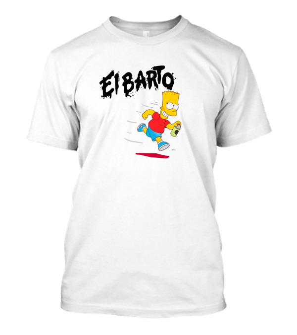 Vans Simpsons El Barto Bart Simpson Spray Can T-Shirt