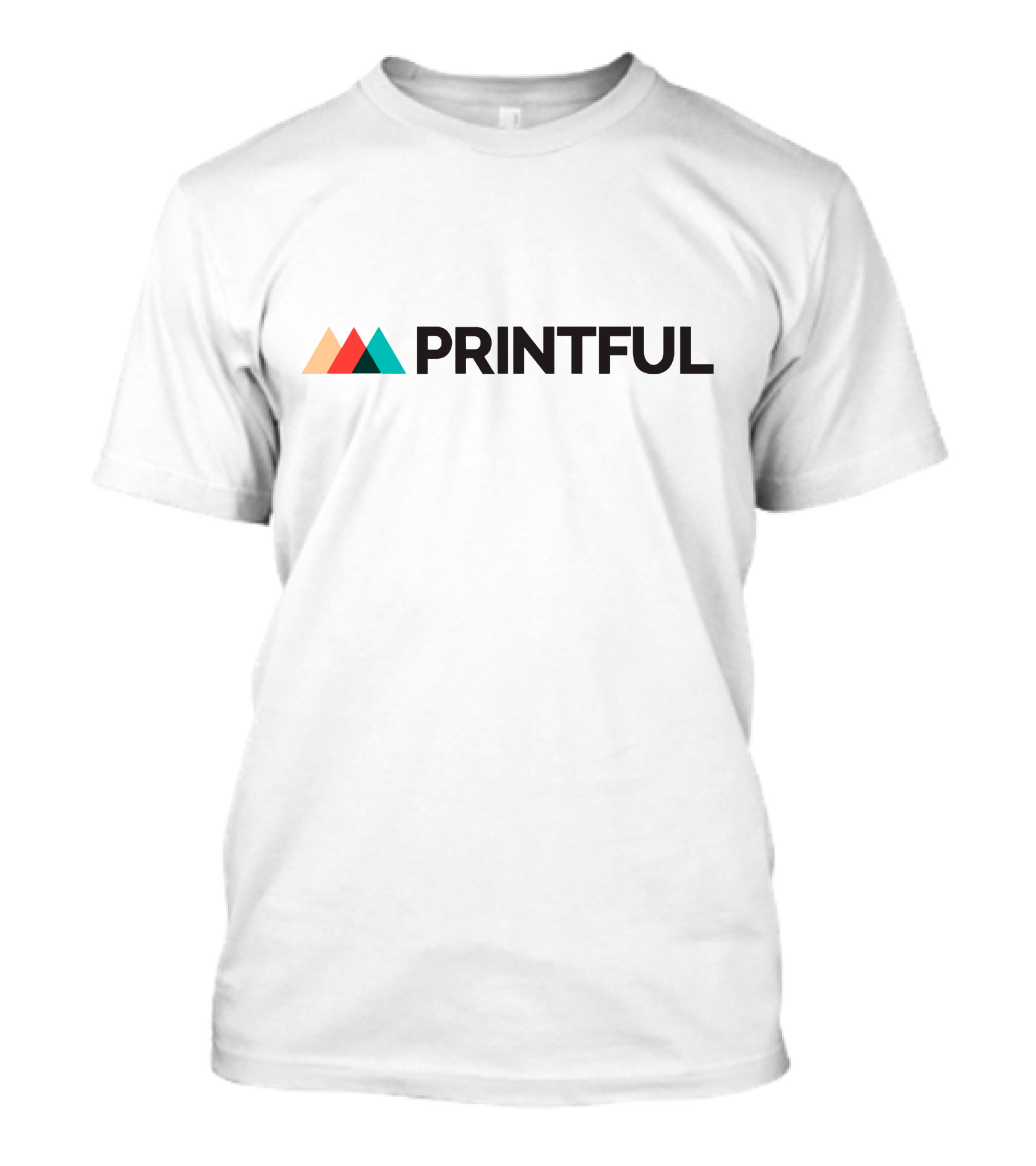 PRINTFUL Triangular Logo Emblem T-Shirt