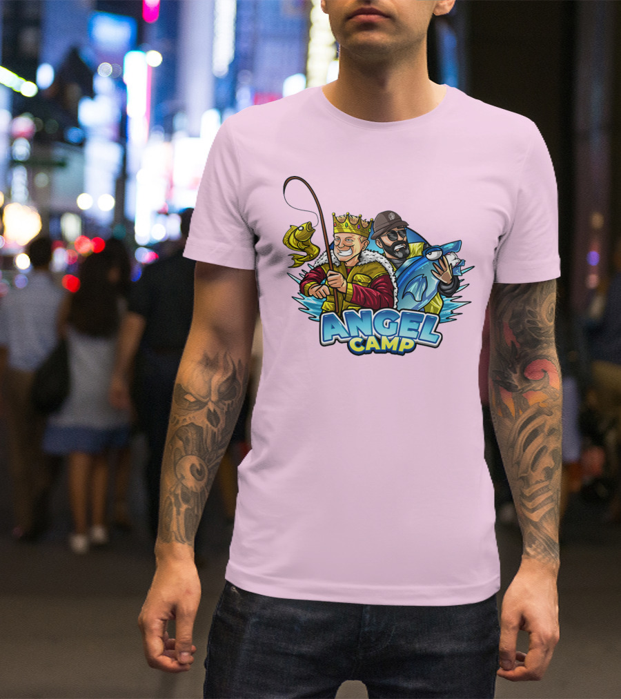 ANGEL CAMP FISHING KING AND BLUE SHARK T-Shirt