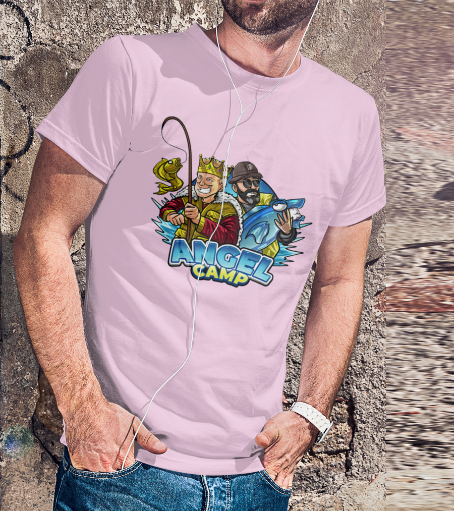 ANGEL CAMP FISHING KING AND BLUE SHARK T-Shirt