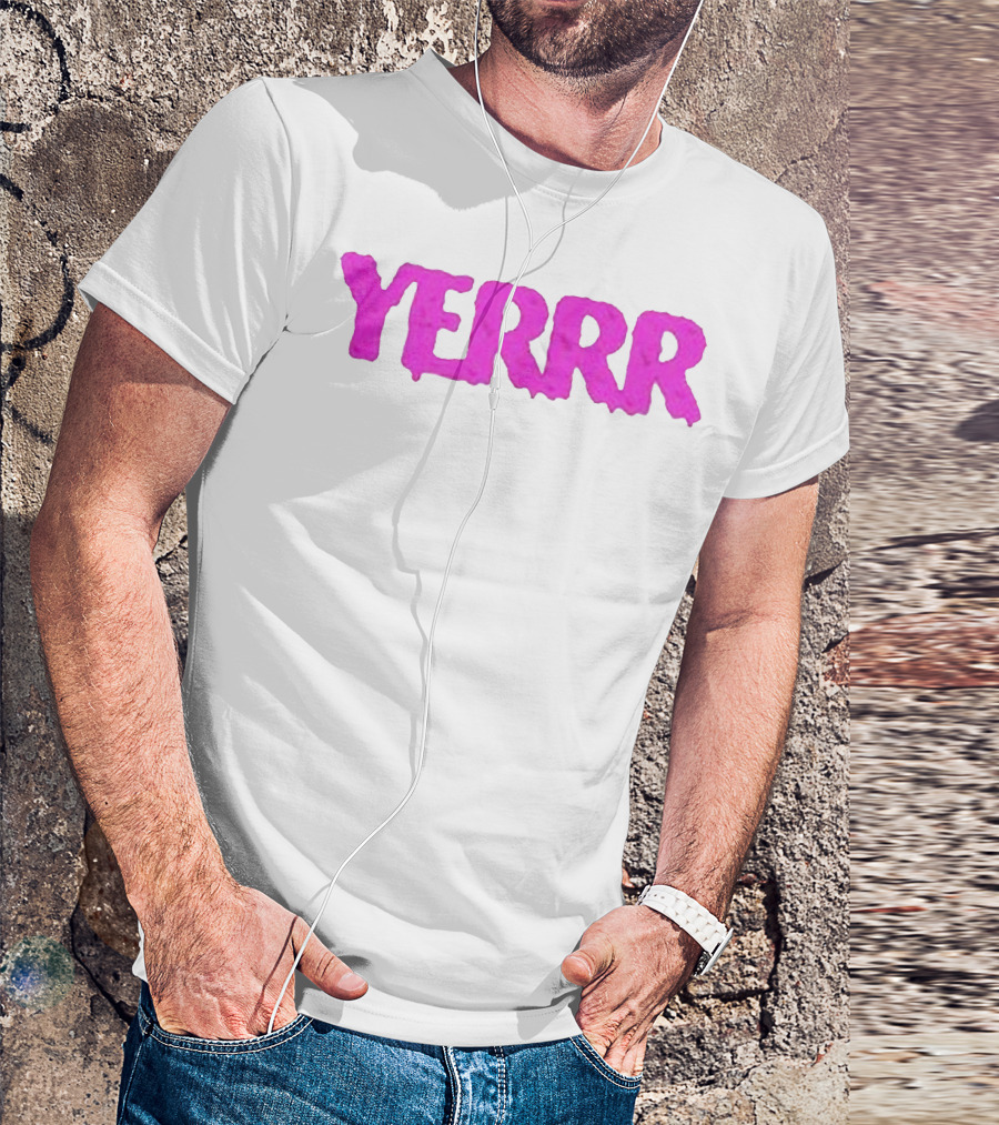 YERRR Gio And Eli Merch Text T-Shirt