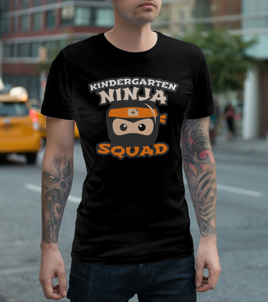 Kindergarten Ninja Squad First Day Of Kindergarten T-Shirt