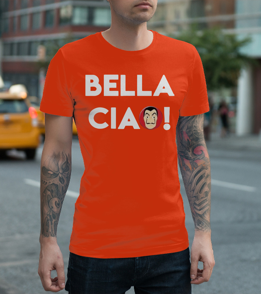BELLA CIAO Money Heist Mask T-Shirt