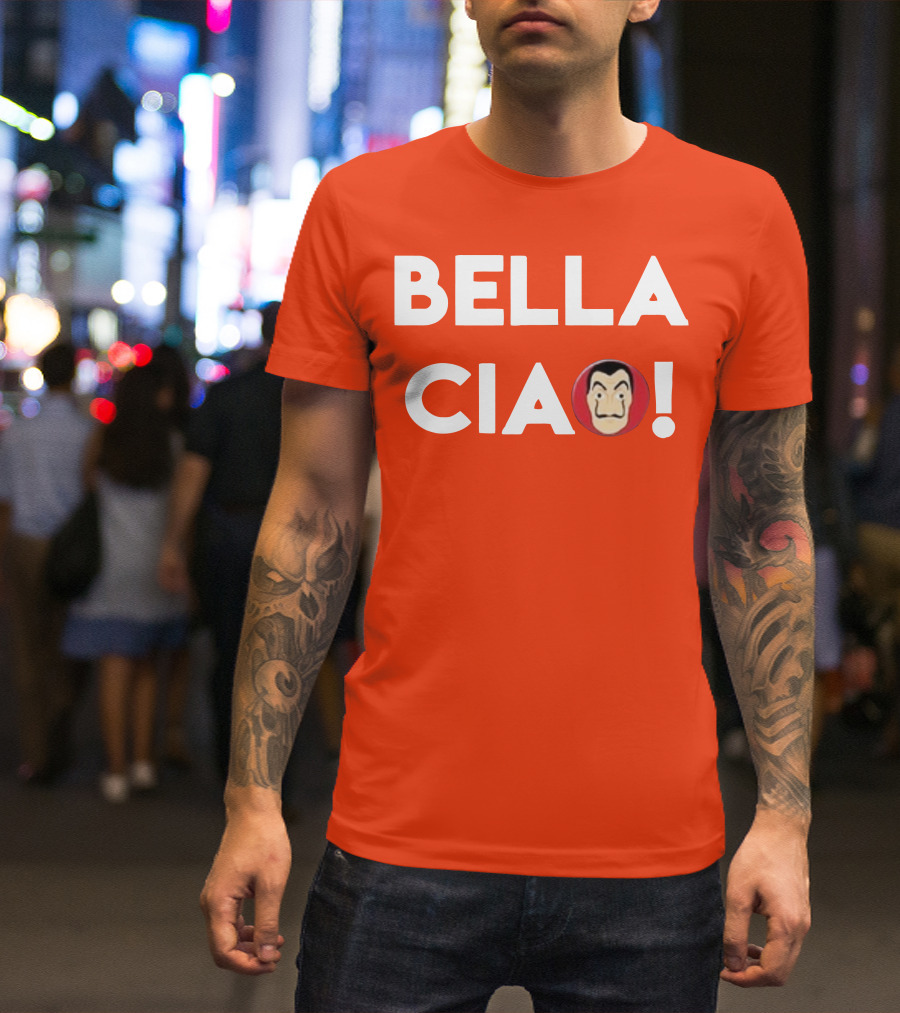 BELLA CIAO Money Heist Mask T-Shirt